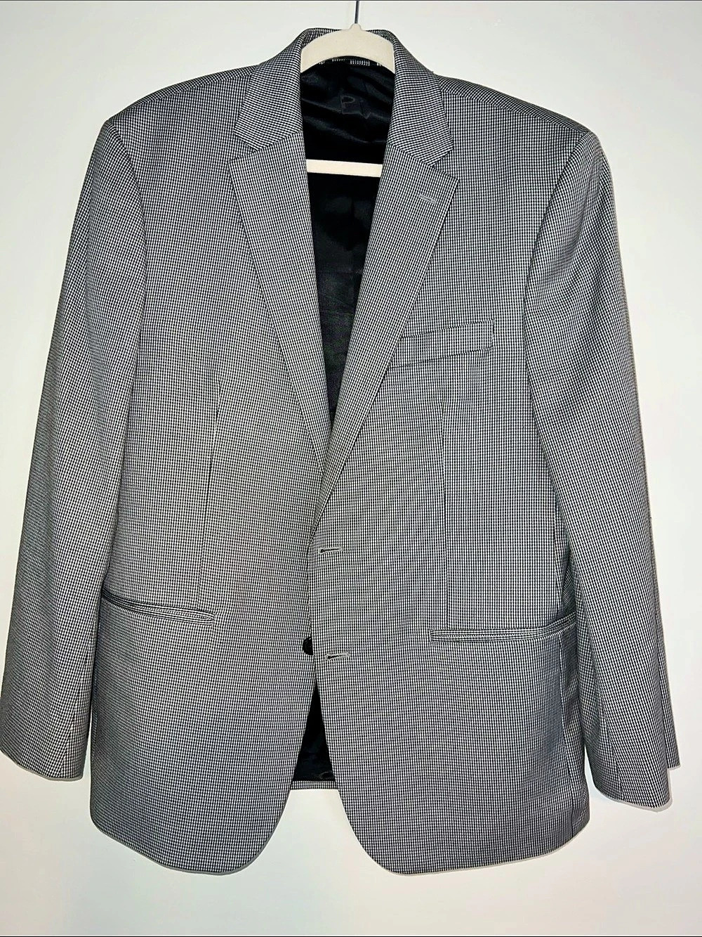 Lauren Ralph Lauren Houndstooth Blazer in Black & White 42R